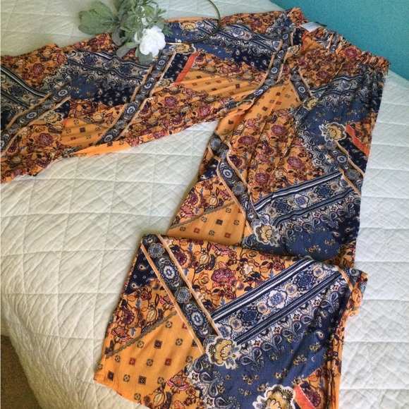 NWOT Rue 21 Palazzo Hippie Pants - Picture 1 of 13